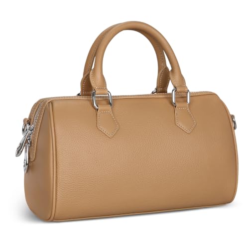 Leather Purses and Handbags Shoulder Bags Hobo Tote Purses in Khaki