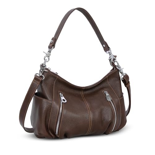 Genuine Leather Purses Shoulder Hobo Bag Crossbody Satchel Handbags Designer Ladies Totes Purse in leather