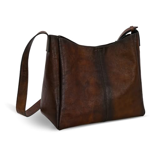 Womens Shoulder Handbag Satchel Bag Hobo Tote Cross Body Bag in Coffee