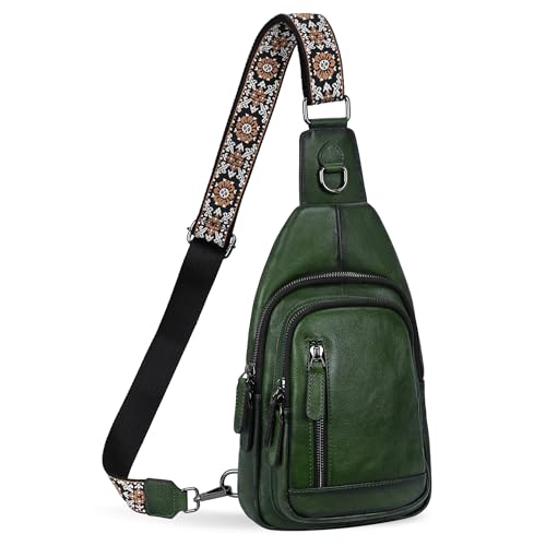 Sling Bags Crossbody Bags Fanny Packs Over Shoulder Bag in Green