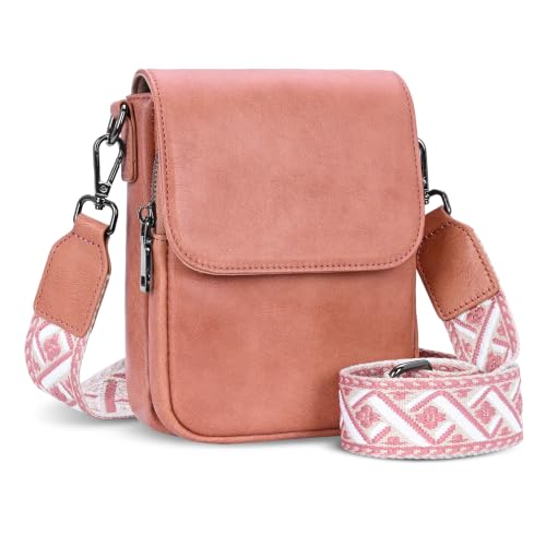 Small Crossbody Bags Phone Shoulder Bags Hobo Satchel Purse in Pink